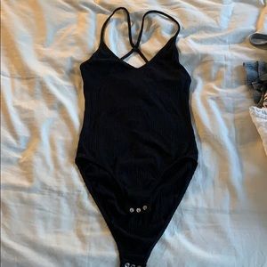 Thin strap body suit